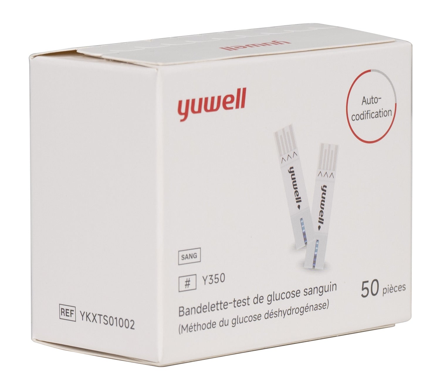 Bandelettes de Test Yuwell 660 - Boîte de 50